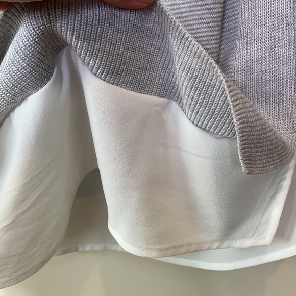 Hilary Radley || Layered Look Sweater; Ribbed Texture; Size S/CH - Picture 11 of 14
